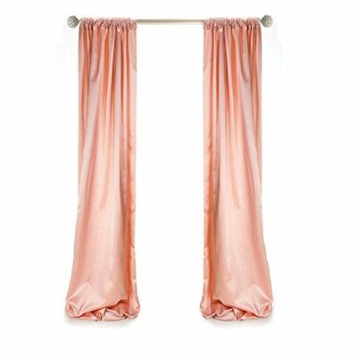 Glenna Jean Cottage Collection Audrey Drapery Panels (Set of 2 ), Pink