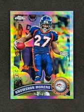 2011 Topps Chrome Refractor #108 Knowshon Moreno Denver Broncos