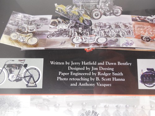 Harley Davidson Book 1998 Pop Up Three Dimensional Tribute to an American Icon - Picture 6 of 9