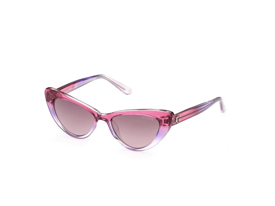 Gafas de sol Guess GU9216 74Z rosa transparente ojo de gato marco de plástico 49-15-135 Foto 3 de 4