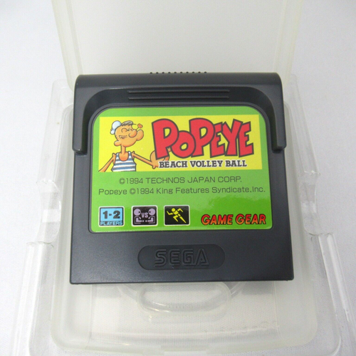 POPEYE Beach Volley Ball w/ Box and Manual [Sega Game Gear JP ver.] eBay