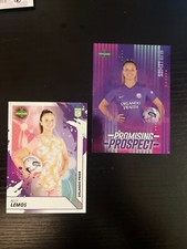 2024 PARKSIDE NWSL Ally Lemos rookie card RC purple promising prospect INSERT