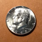 1967 KENNEDY HALF DOLLAR     40% SILVER