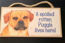 Puggle Spoiled plaque