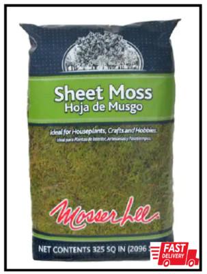 Mosser Lee 325 Sq. In. Sheet Moss Soil Cover for Houseplants Crafts & Hobbies