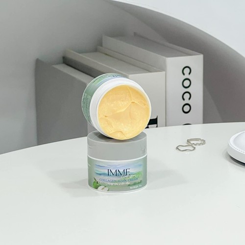6x IMME Collagen Mask Cream Increases skin moisture brighten whiten skin 10 g. - Picture 11 of 12