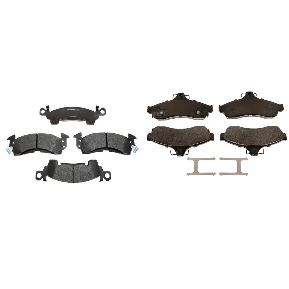 Pastilhas de freio metálicas dianteiras e traseiras Chevrolet Caprice R-Line 1996 1995 1994 - Imagem 4 de 4