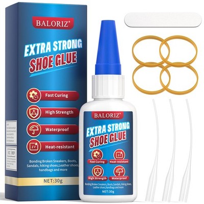 Shoe Glue 30g, Instant Glue Sole Repair Heavy Duty, Quick Dry & Strong Adhesi...