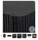 Renegade Furniture Laverne Bluestone Sideboard Black Stone Top Modern 4-Door — photo 10