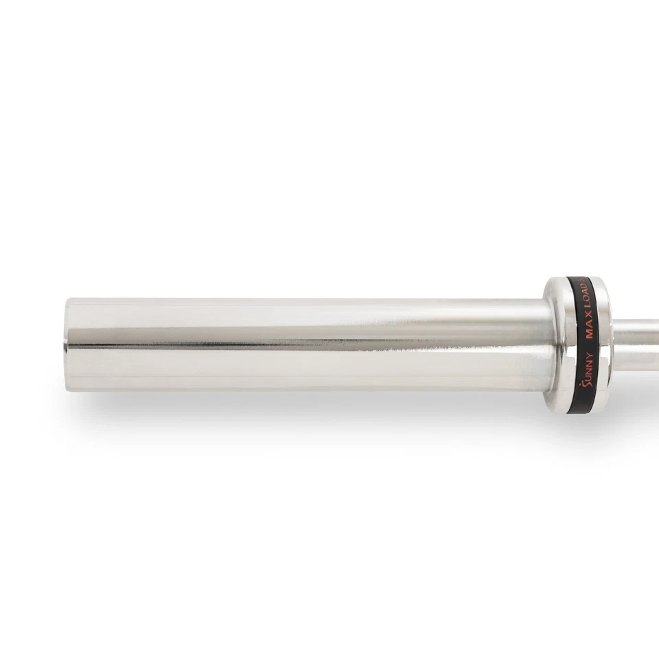 Barra de barra olímpica Sunny Health & Fitness 60 pol. (5 pés) - SF-OB04-60 - Imagem 2 de 4