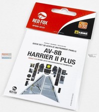 RFSQS32131 1:32 Red Fox Studio Instrument Panels - AV-8B Harrier II Plus (TRP
