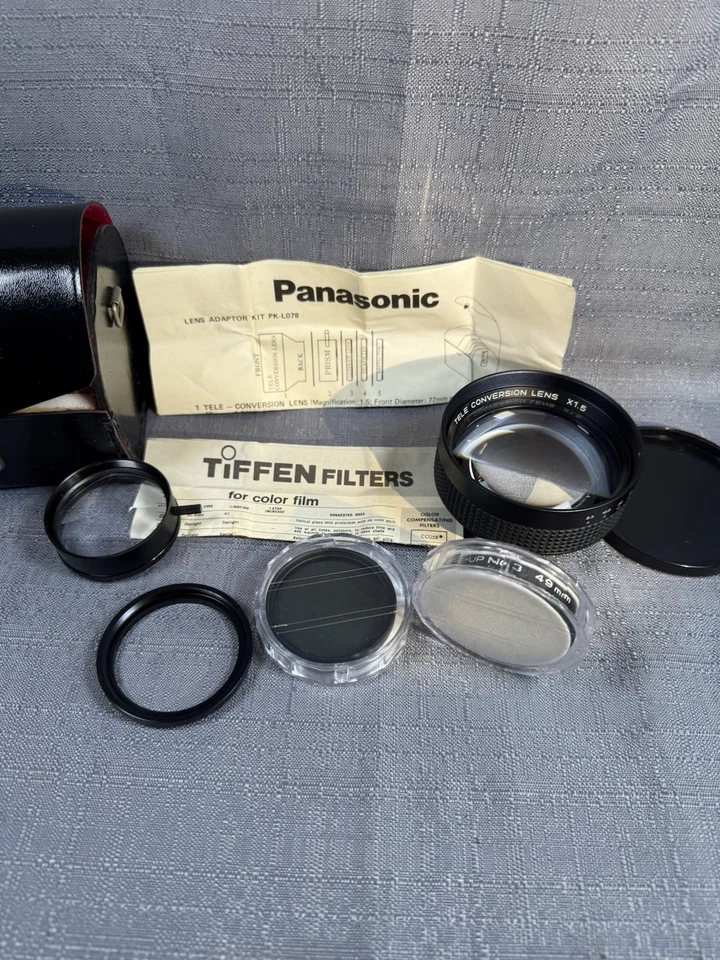 松下 PK-L078 镜头转换器套件适配器和盖子 复古 — 第 3/4 张图片