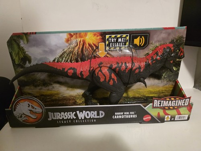 #ad New Jurassic World Legacy Collection Roarin#x27; Real Feel Carnotaurus Action Figure $19.99