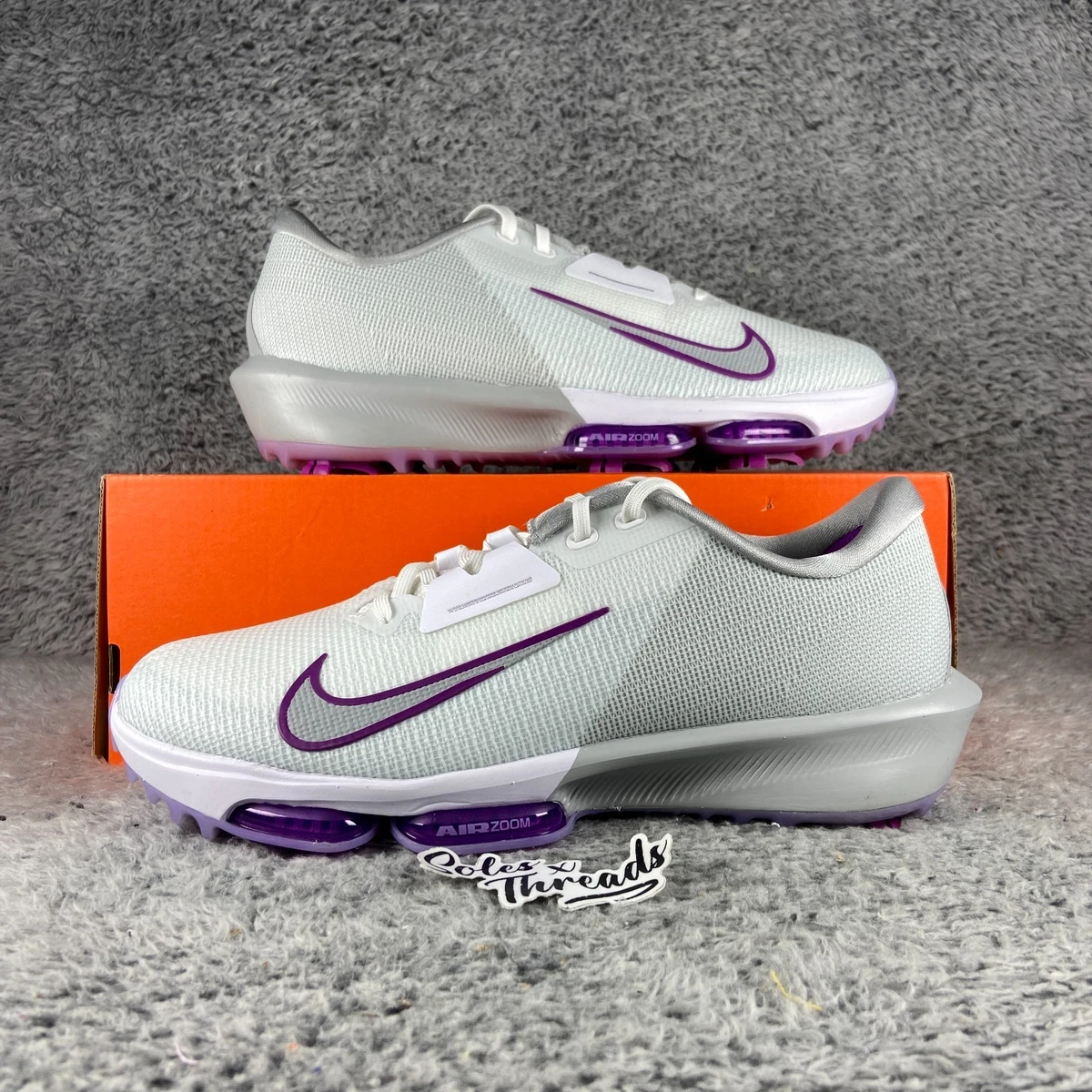 Nike Air Zoom Infinity Tour 2 Golf White Purple for Sale