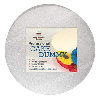 8'' Round Cake Dummy 3'' Foam Foam Circle Dummy for Wedding