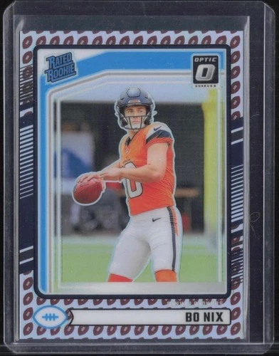2024 Panini - Rated Rookie Bo Nix #369 Optic Preview Football Emoji Prizm (RC)