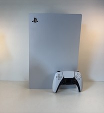 Sony PlayStation 5 Disc Edition PS5 825GB White Console, Controller, and Box