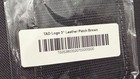 Leather TAD logo Patch w/hook back, no loop backer. Triple Aught Design — photo 3