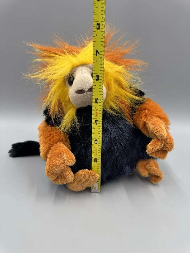 Webkinz Golden Lion Tamarin HM666 Plush 7” Stuffed Animal NO CODE - Image 3 of 4