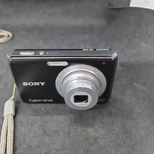 Sony Cyber-shot DSC-W180 10.1MP Digital Camera - Black Works - No Charger