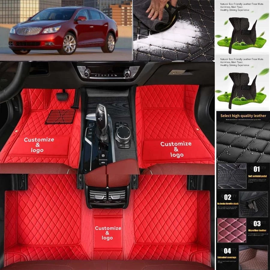 For Buick LaCrosse Car Floor Mats Custom Waterproof Auto Liners Carpets Foto 2 de 4