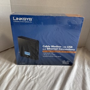 Linksys Cisco CM100 Modem de câble Usb et connexions Internet Nouvelle boîte scellée