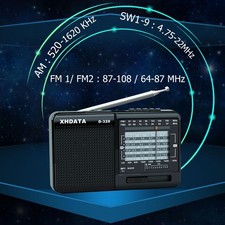 XHDATA D-328 Portable Radio AM FM SW DSP Small Multi Band Stereo MP3 Player Gift