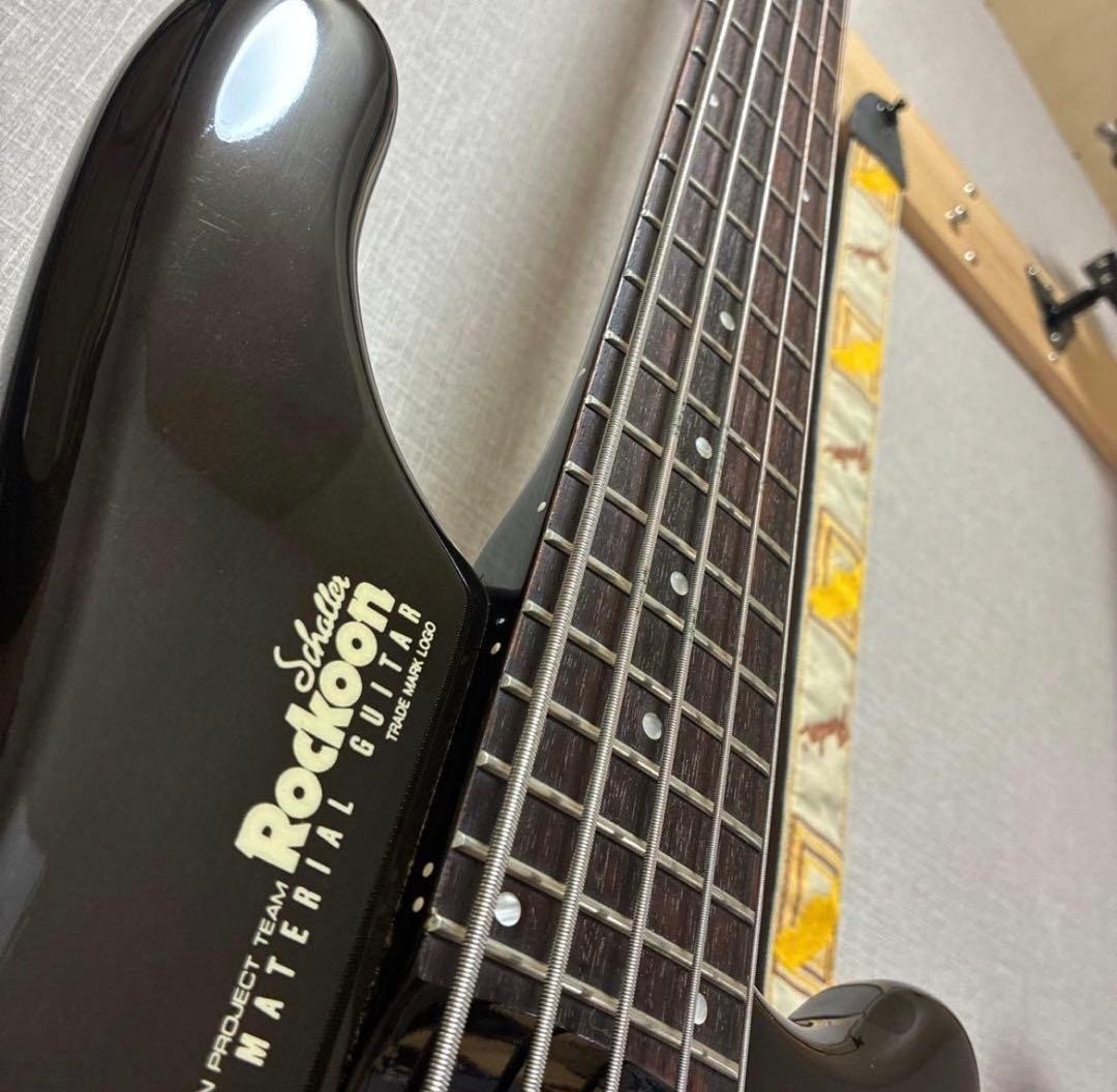 ROCKOON RB-855S KAWAI 5-String Bass 1989 White Ash USA Made in