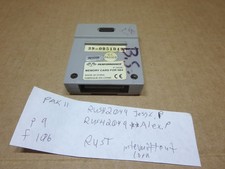 Nintendo 64 N64 Performance Memory Card Paks P-302, P302W Damaged Intermittent