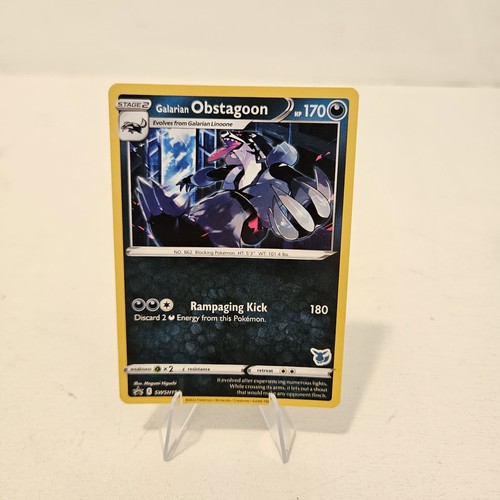 POKEMON GALARIAN OBSTAGOON SWSH193 STAMPED PROMO