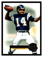 2012 Topps Dan Fouts #QI-DF San Diego Chargers
