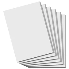 Notepads 4x6 - Blank Memo Pads - 50 Sheets per Notepad - 4x6 In-6 Pack White