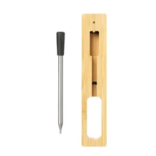 Digital Wireless Bluetooth 350ft Meat Food Smoker BBQ Thermometer  Single Probe