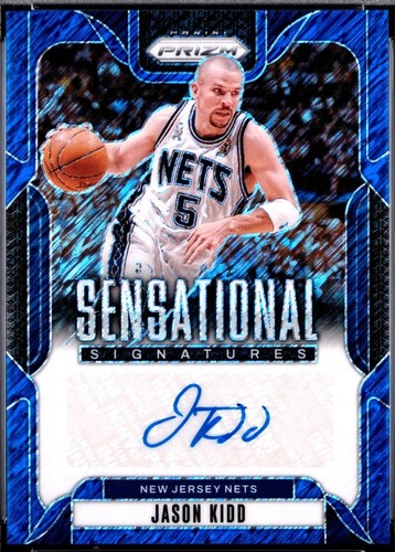 2024-25 Panini Private Signings Jason Kidd On Card Auto SSP PSA 7 