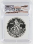 1985 Engelhard American Prospector Silver Eagle ICG MS69 S$1 Silver Round