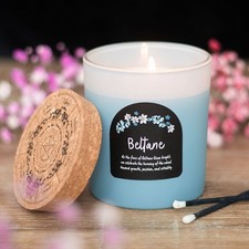 Pagan Seasons Beltane Orange Blossom Scented Glass Jar Gift 