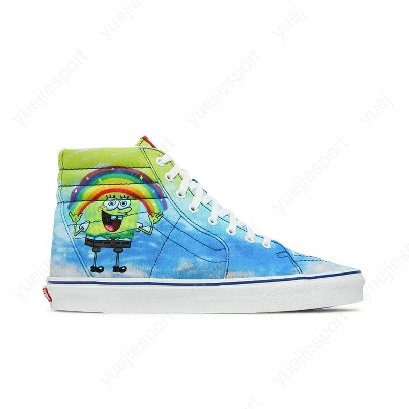Vans x SpongeBob SquarePants Sk8 Hi Mens Sz 10 Imaginaaation Skate Sneaker Shoes s-l400.jpg main image 3