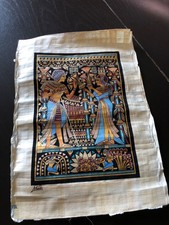 quadro in papiro egiziano