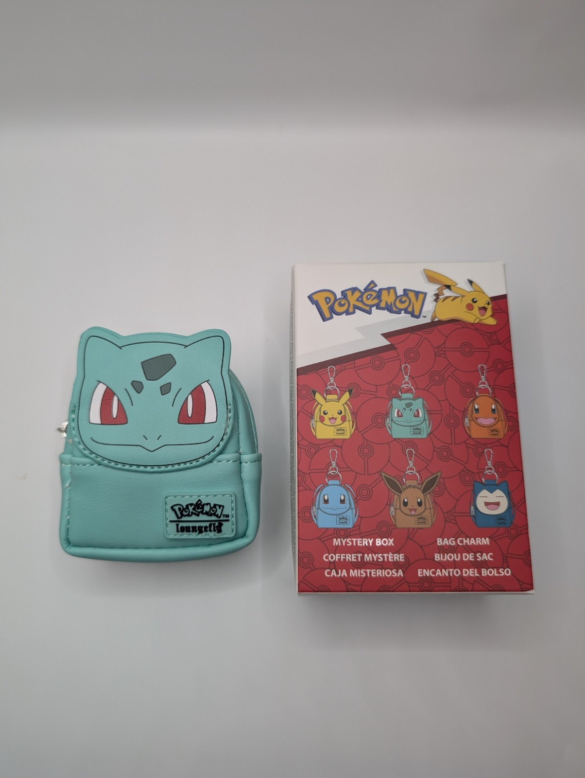 Loungefly Pokemon Mini Backpack Keychain Bag Charm-Bulbasaur