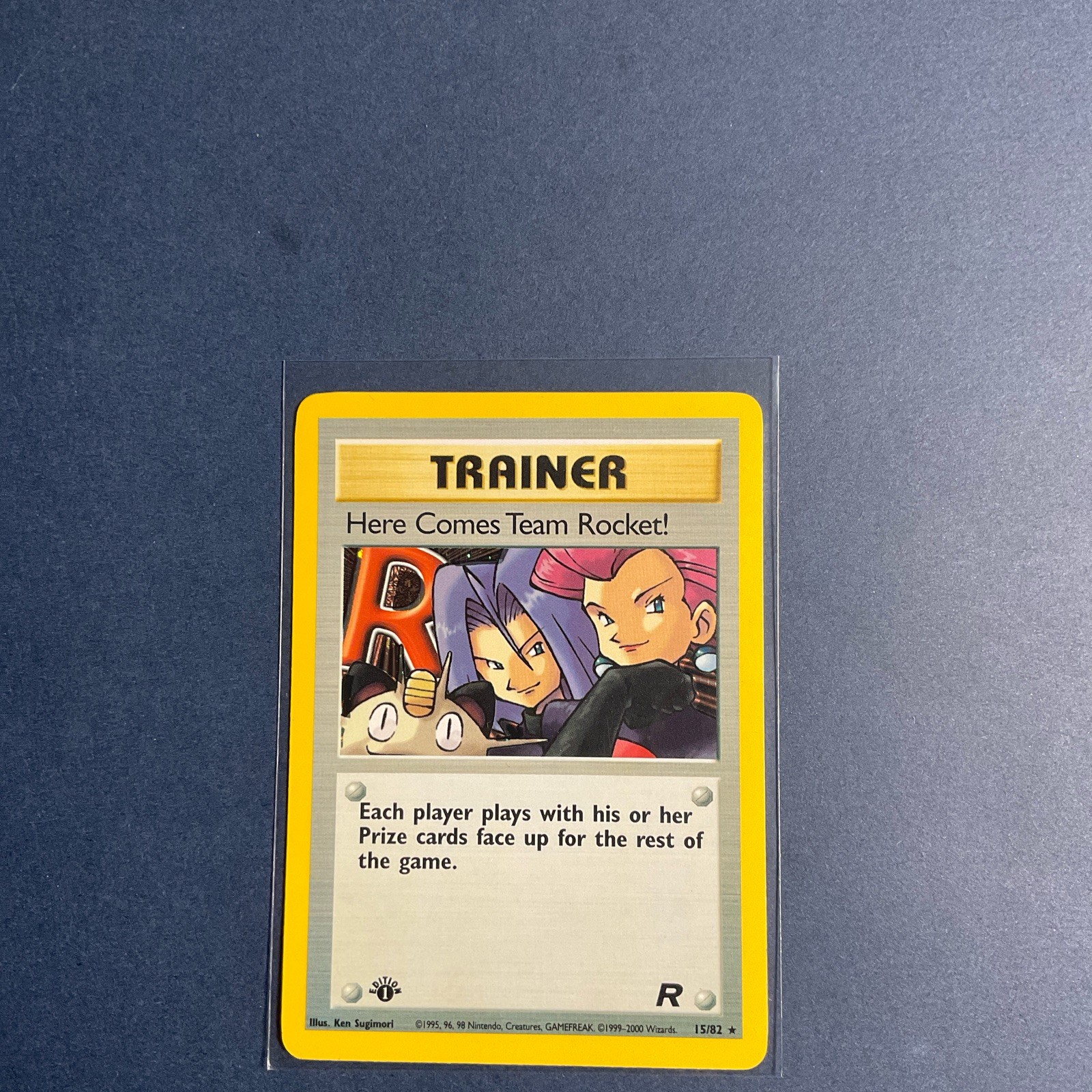 Pokémon TCG Here Comes Team Rocket 1st Edition Holo Rare 15/82 NM