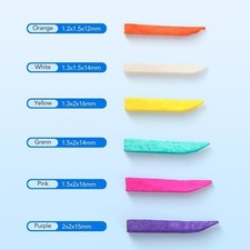 500Pcs Dental Wooden Wedges XS/S/M/L Interdental Contoured Assorted Maple Set