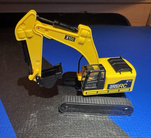 Nano Nation RC Nano X100 1:64 RC Excavator RTR Electric Yellow/Black