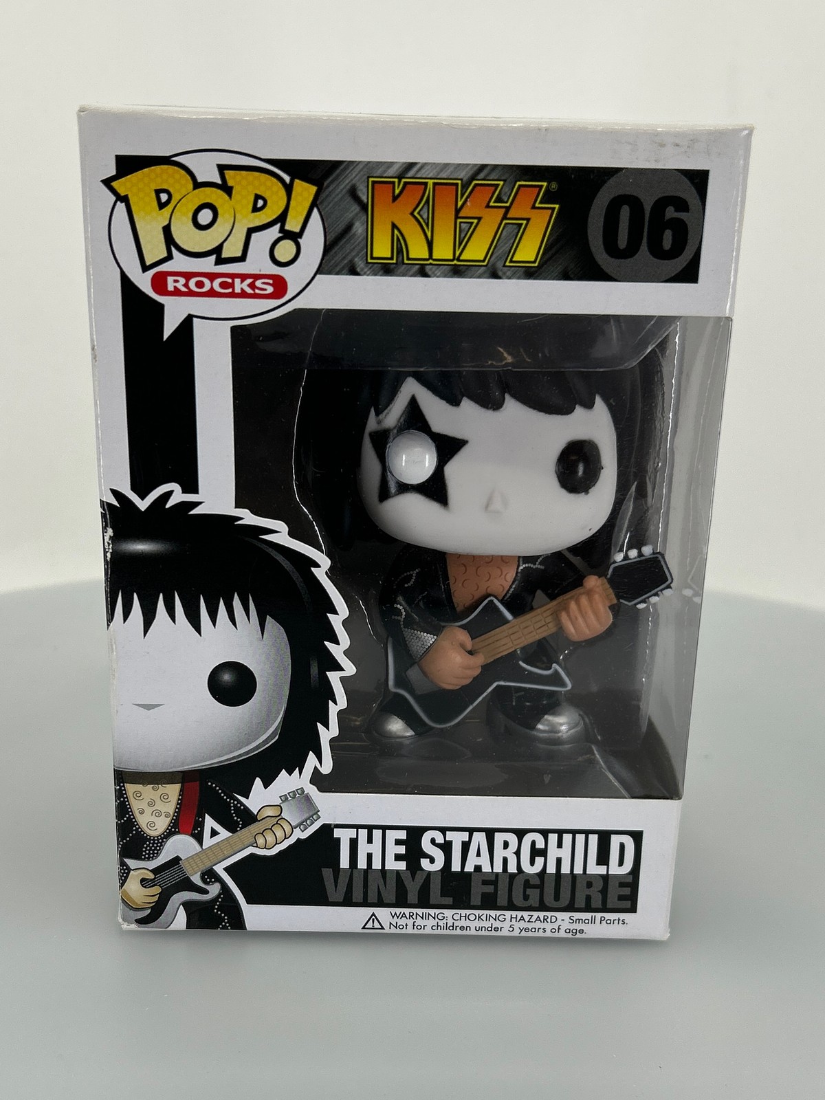Funko Pop! Figura Vinilo Rocks Kiss The Starchild #6 Caja Dañada Ver Fotos