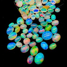 Opal Äthiopische Weiß Cabochon Menge: Natü...