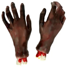 KatchOn, Fake Human Bloody Severed Hand - Body Parts Halloween Props | Fake H...