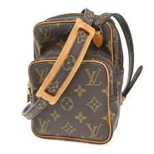 LOUIS VUITTON Mini Amazon Shoulder Bag Monogram Leather Brown M45238 80EF605