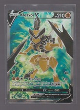 kleavor v pokemon card price Amazon.com: Kleavor V & Vstar SWSH249 SWSH248 Full Art Black Star Promo Pokemon  Card NM : Toys & Games main image 1