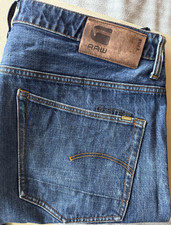 G-Star RAW 3301 Straight Herren Jeans Blau De...