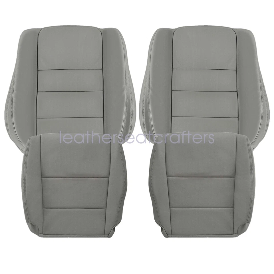 For 2008 2009 2010 2011 2012 Honda Accord Front Bottom& Top Seat Cover Gray 4PCS Foto 2 de 4