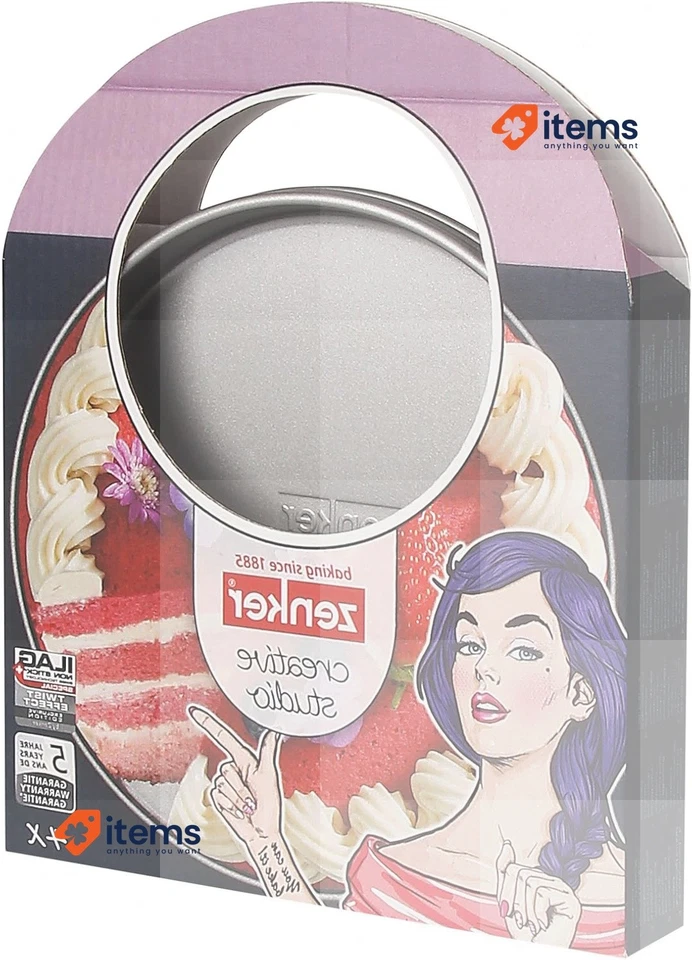 Zenker Z7470 a Strati Tortiera Set Lega Acciaio Rosa Di 4 - Confezione Pirottini - Immagine 3 di 3